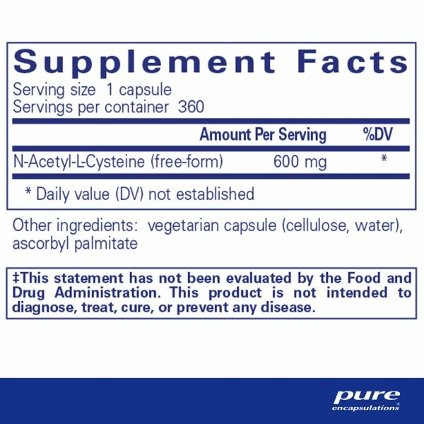 NAC (n-acetyl-l-cysteine) 600 mg - Image 2